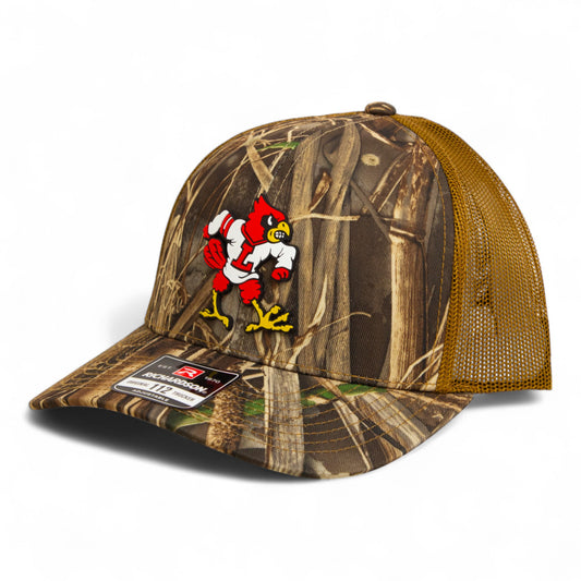 Louisville Cardinals Retro 3D Snapback Trucker Hat- Realtree Max 7/ Buck