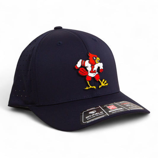 Louisville Cardinals Retro 3D Laser Perf R-Flex Cap- Navy