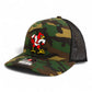Louisville Cardinals Retro 3D Snapback Trucker Hat- Army Camo/ Black
