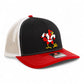Louisville Cardinals Retro 3D Snapback Trucker Hat- Black/ White/ Red