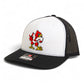 Louisville Cardinals Retro 3D Snapback Trucker Hat- White/ Black