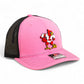 Louisville Cardinals Retro 3D Snapback Trucker Hat- Pink/ Black