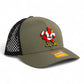 Louisville Cardinals Retro 3D Snapback Tilikum Trucker Hat- Loden/ Black