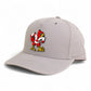 Louisville Cardinals Retro 2025 College World Series 3D Snapback Canvas Hat- Grey