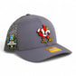 Louisville Cardinals Retro 2025 College World Series 3D Snapback Tilikum Trucker Hat- Charcoal