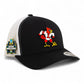 Louisville Cardinals Retro 2025 College World Series 3D YP Snapback Trucker Hat- Black/ White