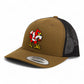 Louisville Cardinals Retro 2025 College World Series 3D YP Snapback Trucker Hat- Coyote/ Black