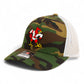 Louisville Cardinals Retro 3D Snapback Trucker Hat- Army Camo/ White