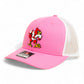 Louisville Cardinals Retro 3D Snapback Trucker Hat- Pink/ White
