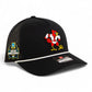 Louisville Cardinals Retro 2025 College World Series 3D Snapback Trucker Rope Hat- Black/ White