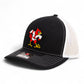 Louisville Cardinals Retro 3D Snapback Trucker Hat- Black/ White