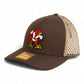Louisville Cardinals Retro 3D Snapback Tilikum Trucker Hat- Brown/ Tan