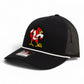 Louisville Cardinals Retro 2025 College World Series 3D Snapback Trucker Rope Hat- Black/ White