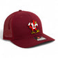 Louisville Cardinals Retro 3D Snapback Trucker Hat- Cardinal