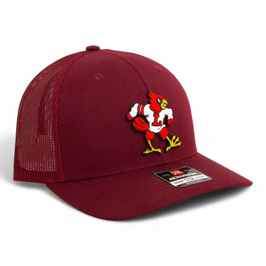 Louisville Cardinals Retro 3D Snapback Trucker Hat- Cardinal