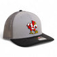 Louisville Cardinals Retro 3D Snapback Trucker Hat- Grey/ Charcoal/ Black