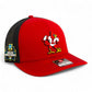 Louisville Cardinals Retro 2025 College World Series 3D Snapback Trucker Hat- Red/ Black