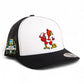 Louisville Cardinals Retro 2025 College World Series 3D YP Snapback Trucker Hat- White/ Black