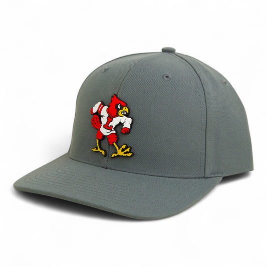 Louisville Cardinals Retro 3D Snapback Surge Trucker Hat- Charcoal
