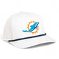 Miami Dolphins 3D Five Panel Classic Rope Hat- White/ Navy