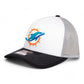 Miami Dolphins 3D Snapback Trucker Hat- White/ Silver/ Black