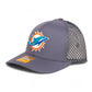 Miami Dolphins 3D Snapback Tilikum Trucker Hat- Charcoal