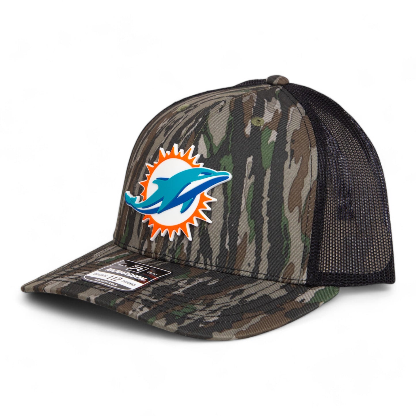 Miami Dolphins 3D Snapback Trucker Hat- Realtree Original/ Black