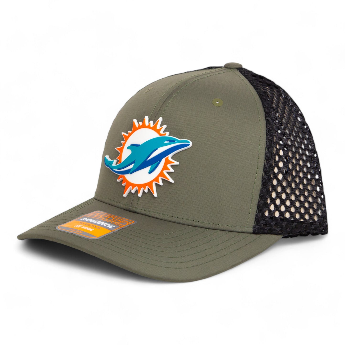 Miami Dolphins 3D Snapback Tilikum Trucker Hat- Loden/ Black