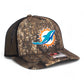 Miami Dolphins 3D Snapback Trucker Hat- Realtree Timber/ Black