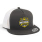 Michigan Wolverines 2026 Basketball National Champions 3D YP Snapback Flat Bill Trucker Hat- Charcoal/ White