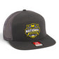 Michigan Wolverines 2026 Basketball National Champions 3D Snapback Seven-Panel Flat Bill Trucker Hat- Charcoal