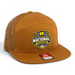 Michigan Wolverines 2026 Basketball National Champions 3D Snapback Seven-Panel Flat Bill Trucker Hat- Carmel