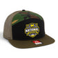 Michigan Wolverines 2026 Basketball National Champions 3D Snapback Seven-Panel Flat Bill Trucker Hat- Black/ Loden/ Camo