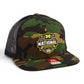 Michigan Wolverines 2026 Basketball National Champions 3D Wool Blend Flat Bill Hat- Army Camo/ Black