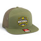 Michigan Wolverines 2026 Basketball National Champions 3D Snapback Seven-Panel Flat Bill Trucker Hat- Loden