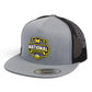 Michigan Wolverines 2026 Basketball National Champions 3D YP Snapback Flat Bill Trucker Hat- Heather Grey/ Black