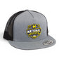 Michigan Wolverines 2026 Basketball National Champions 3D YP Snapback Flat Bill Trucker Hat- Heather Grey/ Black