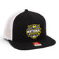Michigan Wolverines 2026 Basketball National Champions 3D Wool Blend Flat Bill Hat- Black/ White