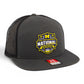 Michigan Wolverines 2026 Basketball National Champions 3D Snapback Seven-Panel Flat Bill Trucker Hat- Charcoal/ Black