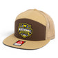 Michigan Wolverines 2026 Basketball National Champions 3D Snapback Seven-Panel Flat Bill Trucker Hat- Brown/ Tan