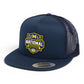 Michigan Wolverines 2026 Basketball National Champions 3D YP Snapback Flat Bill Trucker Hat- Navy