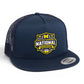 Michigan Wolverines 2026 Basketball National Champions 3D YP Snapback Flat Bill Trucker Hat- Navy