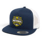 Michigan Wolverines 2026 Basketball National Champions 3D YP Snapback Flat Bill Trucker Hat- Navy/ White