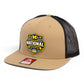 Michigan Wolverines 2026 Basketball National Champions 3D Wool Blend Flat Bill Hat- Tan/ Black