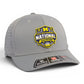 Michigan Wolverines 2026 Basketball National Champions 3D Laser Perf R-Flex Cap- Grey