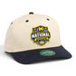 Michigan Wolverines 2026 Basketball National Champions 3D Snapback Twill Cap- Stone/ Navy