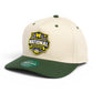 Michigan Wolverines 2026 Basketball National Champions 3D Snapback Twill Cap- Stone/ Dark Green