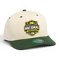 Michigan Wolverines 2026 Basketball National Champions 3D Snapback Twill Cap- Stone/ Dark Green