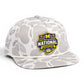 Michigan Wolverines 2026 Basketball National Champions 3D Umpqua Rope Hat- Blizzard Duck Camo/ White