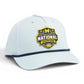 Michigan Wolverines 2026 Basketball National Champions 3D Five Panel Classic Rope Hat- Soft Blue/ Navy